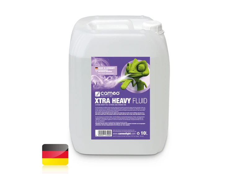 Cameo XTRA HEAVY FLUID 10L - Fog fluid w/ high density, long standing time 
